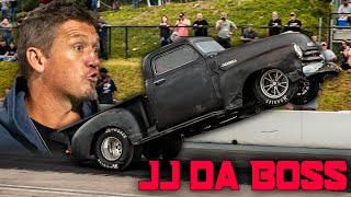 Memphis Street Outlaw JJ Da Boss Throws Big Tire Race in Virginia [upl. by Zollie]