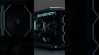 Full Black PC Hyte Y70 Touch lianli pcbuild whitepcbuild gaming pcgaming pcbuilding rtx pc [upl. by Katushka]