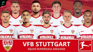 VFB STUTTGART 🔴🟡 MEN SQUAD TEAMS  Bundesliga Season 202425 with Update Transfer  FAN Football [upl. by Asiel]