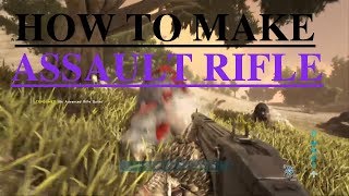 ARK Survival How to Make a Advanced Rifle PS4 Xbox One PC [upl. by Karlan206]