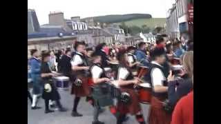 2015 Dufftown Massed Bands  4 retreat [upl. by Awad]