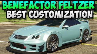 GTA 5  quotBenefactor Feltzerquot Best Car Customization BCC ep 10 [upl. by Bowler]