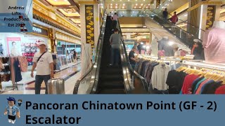 Schindler escalator at Pancoran Chinatown Point  Jakarta GF  2 [upl. by Kiryt]