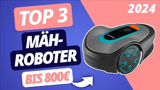 Der BESTE MÄHROBOTER 2024 unter 800 €  TOP 3 Rasenmähroboter im VERGLEICH [upl. by Anale866]