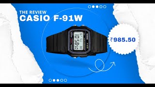 quotCasio F91W Unboxing amp Review The Legendary Affordable Watchquot f91w casio reviewing india [upl. by Eornom]