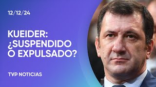 Sigue el tratamiento del caso Kueider en el Congreso [upl. by Luella]