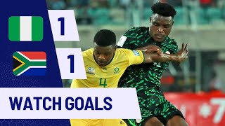 NIGERIA VS SOUTH AFRICA11WORLD CUP QUALIFIERSGOALSampHIGHLIGHTS [upl. by Tisdale303]