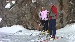 A beginner lesson from learn to nordic ski [upl. by Ahseinek]