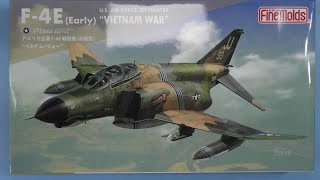 Sprue Review Fine Molds 172 F4E Early Vietnam War Phantom [upl. by Armil92]