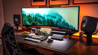 The ULTIMATE Dark Mode Maximalist Desk Setup [upl. by Nytnerb]