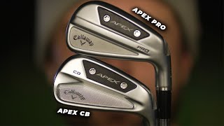 NEW Callaway Apex Pro amp CB Iron Review [upl. by Ecinereb]