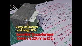 How to Make an Inverter Transformer 1000 VA 220 Volt to 12 Volt  Homemade Step Down Transformer [upl. by Shauna]