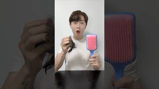 Hair brush cleaning hack [upl. by Aleris]