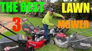 THE BEST 3 COMMERCIAL LAWN MOWER [upl. by Aig]