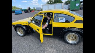 Slalom RT Mögglingen  Kartbahn Bopfingen  Opel Kadett C Coupe [upl. by Ebehp892]