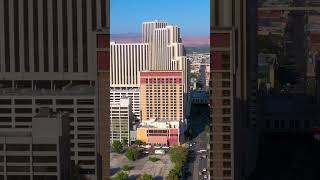 Downtown Reno Nevada reno renonevada renodrone renoshort nevada [upl. by Sirrad]