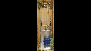 DIY Home Elevator Lift Dumbwaiter Attic Lift GARAGE lift [upl. by Ardnola]