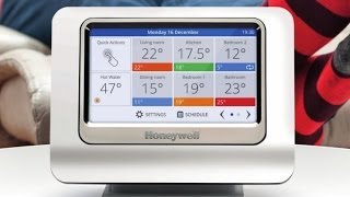 HONEYWELL EVOHOME WIRELESS WIFI MOBILE HEATING THERMOSTAT [upl. by Tessie38]