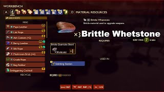 How To Get Brittle Whetstone in Grounded  Brittle Whetstone Location [upl. by Maer]