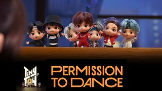 TinyTAN I ANIMATION   BTS 방탄소년단 Permission to Dance  Fan Made Music Video [upl. by Alil]