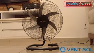 Ventilador de mesa Ventisol VOM 50 Steel  200W – 2023 Reupload [upl. by Ertnom661]