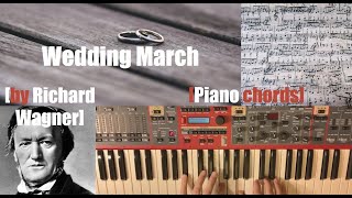 Wedding March Richard Wagner  Piano solo arrangement original key [upl. by Ietta]