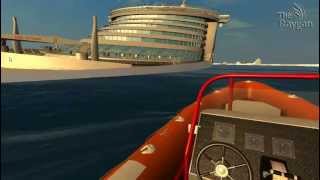 Big Cruise Sinks  MS OCEANA  ShipSim [upl. by Nancey]