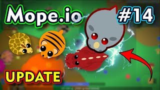 Mopeio 14  UPDATE COM NOVOS ANIMAIS GIRAFA TIGRE E TREX  Gameplay 14 [upl. by Bondie56]