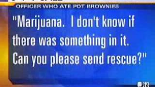 Hilarious 911 Call  Police Officer Eats Marajuana Brownies amp Calls 911 Cause He Thinks Hes Dying [upl. by Kiersten]