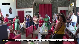 Si le quotDry Januaryquot Janvier sans alcool est de plus en plus populaire au sein de la population [upl. by Ahsetel]