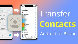 How to Transfer Contacts from Android to iPhone iPhone 12 [upl. by Ace]