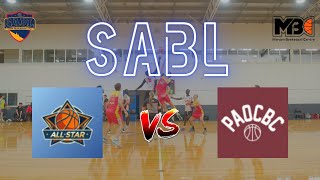 SABL Div1 R7 paocbc Vs All Star FULL GAME [upl. by Fredella]