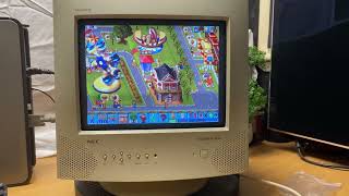 NEC MULTISYNC M500 CRT MONITOR [upl. by Haelam]