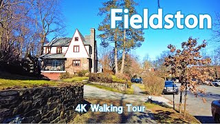 Fieldston in Riverdale NYC  4K Walking Tour [upl. by Notlrahc958]