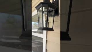 Motion Sensor Outdoor Wall Lantern Review [upl. by Mehelhteb121]