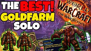 The BEST SOLO Goldfarm in The War Within Solo Stealth Farming in Delves [upl. by Liebman824]