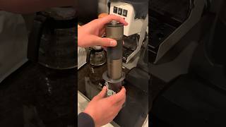 Can the Kingrinder K6 fit in the Aeropress plunger  kingrinderk6 handgrinder aeropress [upl. by Notsruht]