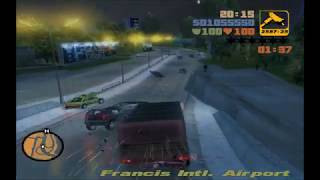 GTA 3  Doing Marked Man with bulletproof Barracks [upl. by Ridan]