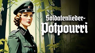 Deutsche Soldatenlieder  SoldatenliederPotpourri Liedtext [upl. by Solomon]