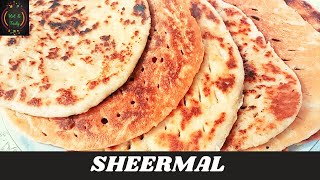 Sheermal Recipe  Sheermal On Tawa  Sweet Bread  Sheermal Without Oven Recipe By Hot amp Tasty [upl. by Kcirdec]