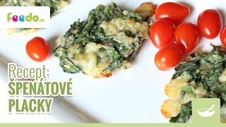 Recept Špenátové placky se sýrem [upl. by Lirbij]