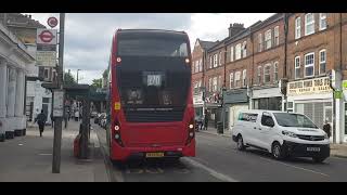 Here is the 270 bus in Earlsfield Saturday 2 July 2022 [upl. by Laucsap]