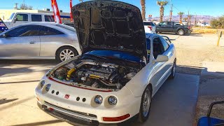 H2b Acura integra turbo F20b 0120mph [upl. by Gusti]