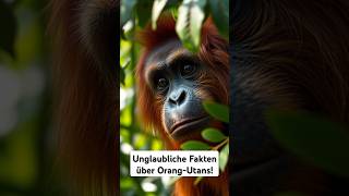 Unglaubliche Fakten über OrangUtans tiere shorts facts fakten newvideo wildlife wissen [upl. by Clance]