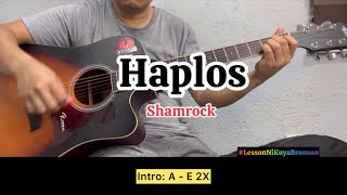 Haplos Easy Chords Guitar Tutorial Strumming Shamrock [upl. by Gabriello]