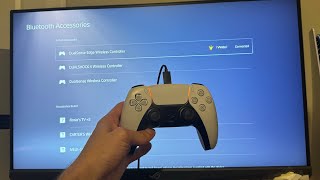 PS5 Pro How to Connect PS5 Controller With Wired USB Cable Tutorial For Beginners [upl. by Sieracki121]