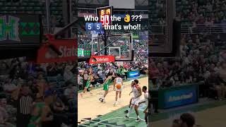 Juan Munoz Corner Triple basketball hawaiibasketball collegebasketball gobows [upl. by Arsuy]