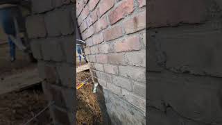 Basement waterproofing exterior cracks parging   Lake Orion [upl. by Ludba]