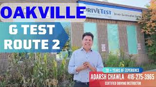 Oakville G Test Route no 2  Full G Road Test Route with Road Test Tips [upl. by Ahsercal768]