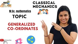 L23Generalized coordinates  classical mechanics  MSc Mathematics [upl. by Lirba]